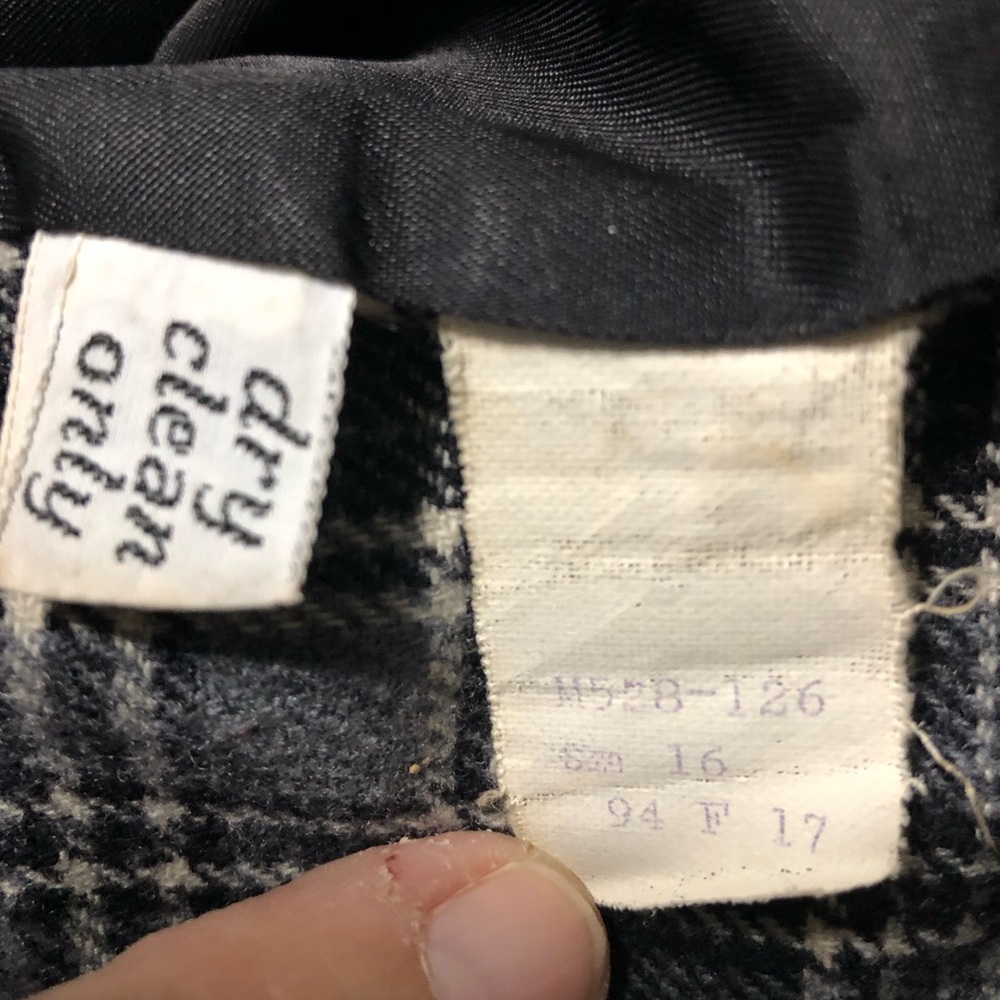 Vintage Pendleton plaid pure virgin wool blazer made USA women’s size 16 - Picture 10 of 13